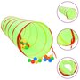 Voir la diapositive 1 : VIDAXL Tunnel de jeu pour enfants avec 250 balles Vert 175cm Polyester