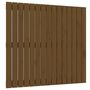 Voir la diapositive 2 : VIDAXL Tete de lit murale Marron miel 95,5x3x90 cm Bois massif de pin