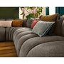 Voir la diapositive 4 : LISA DESIGN Debbie - canapé modulable d'angle droit 5 places en tissu texturé