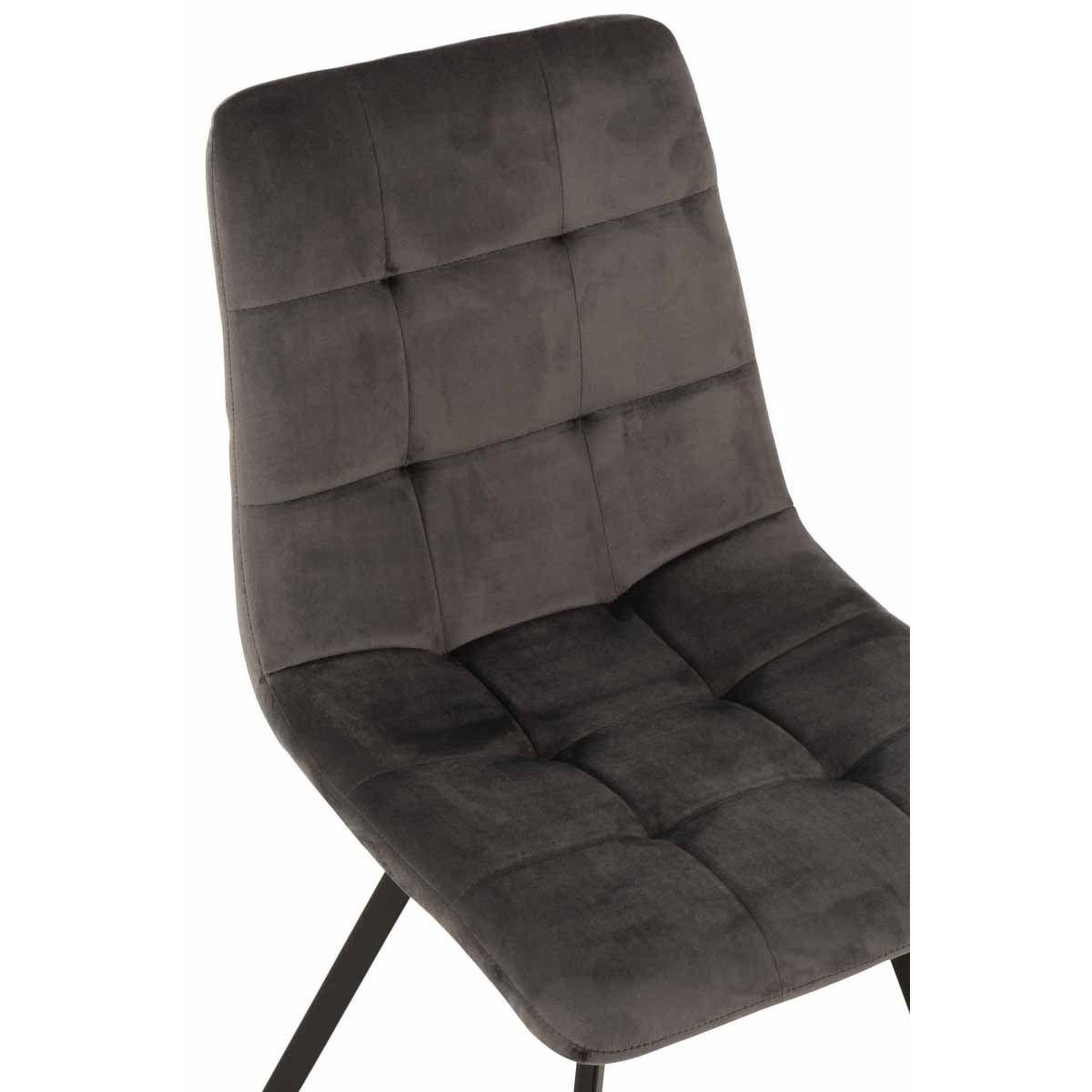 Voir la diapositive 6 : J-LINE Chaise design  morgan  86cm gris