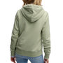 Voir la diapositive 2 : SUPERDRY Sweat Vert Femme Superdry Essential Logo Ziphood Hb