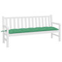 Voir la diapositive 3 : VIDAXL Coussin de banc de jardin vert 180x50x7 cm tissu oxford