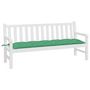 Voir la diapositive 3 : VIDAXL Coussin de banc de jardin vert 180x50x7 cm tissu oxford