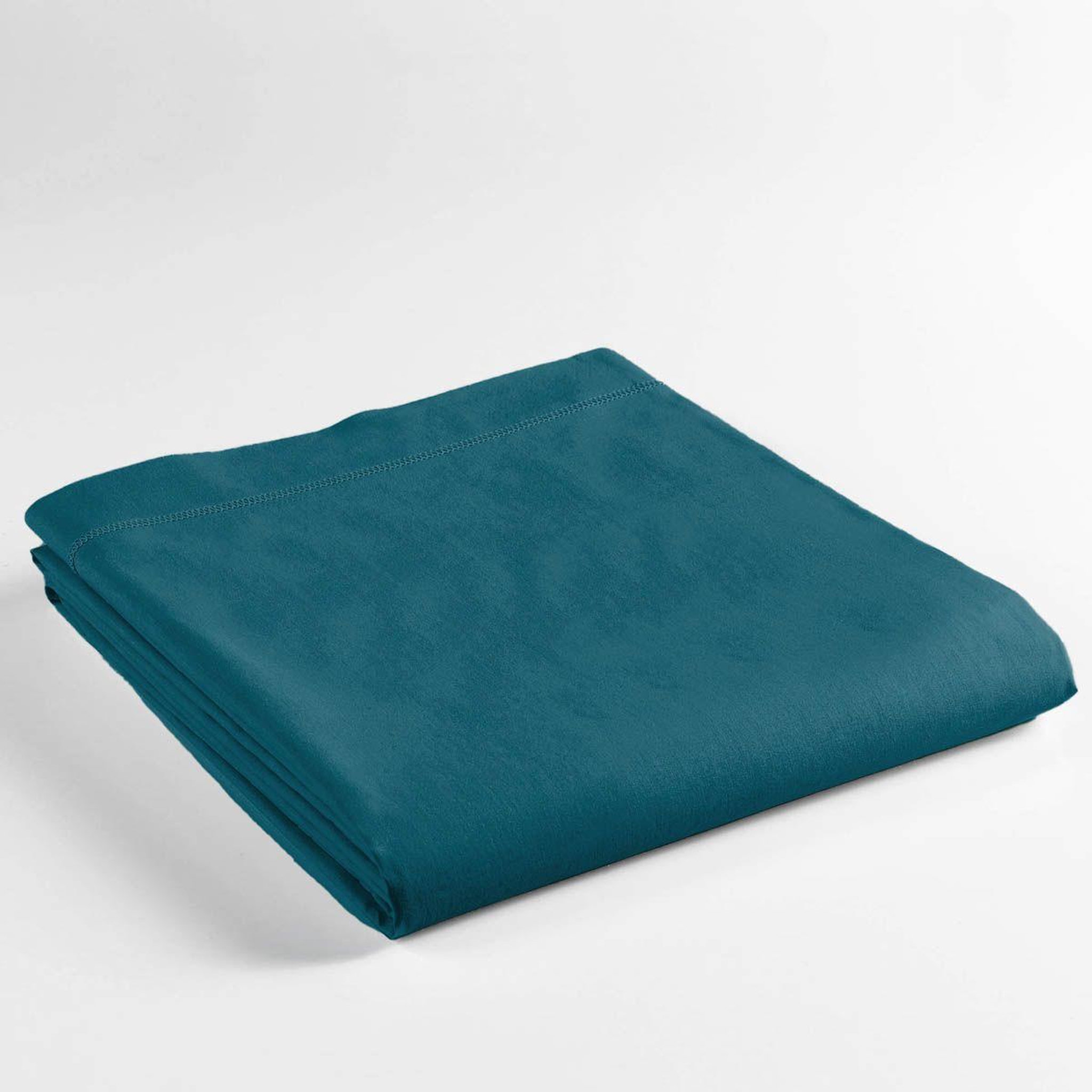 Voir la diapositive 4 : Douceur d'Intérieur Drap plat  lina  180x290cm bleu