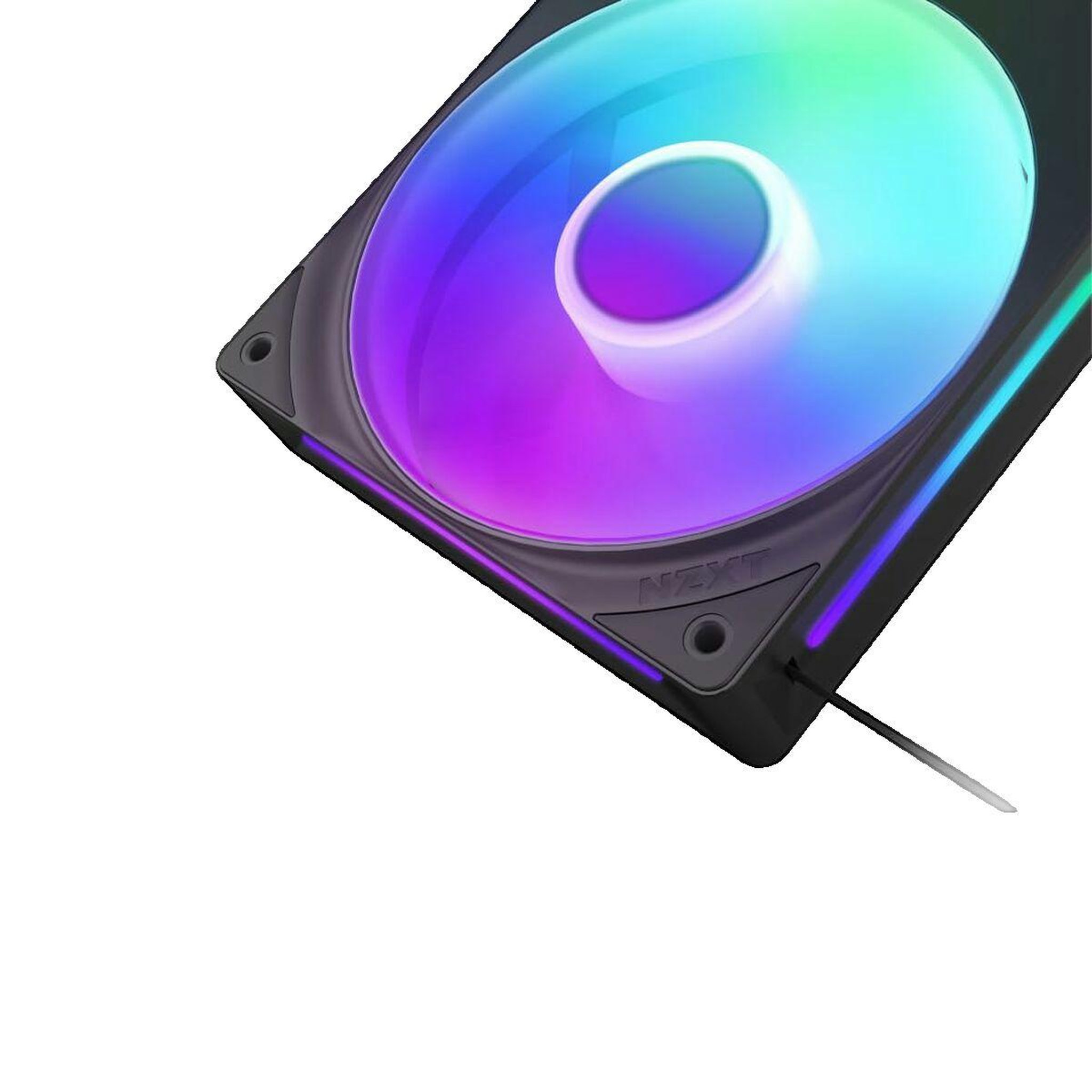Voir la diapositive 3 : NZXT Ventilateur NZXT RF-U28HF-B1 RGB avec pression statique élevée