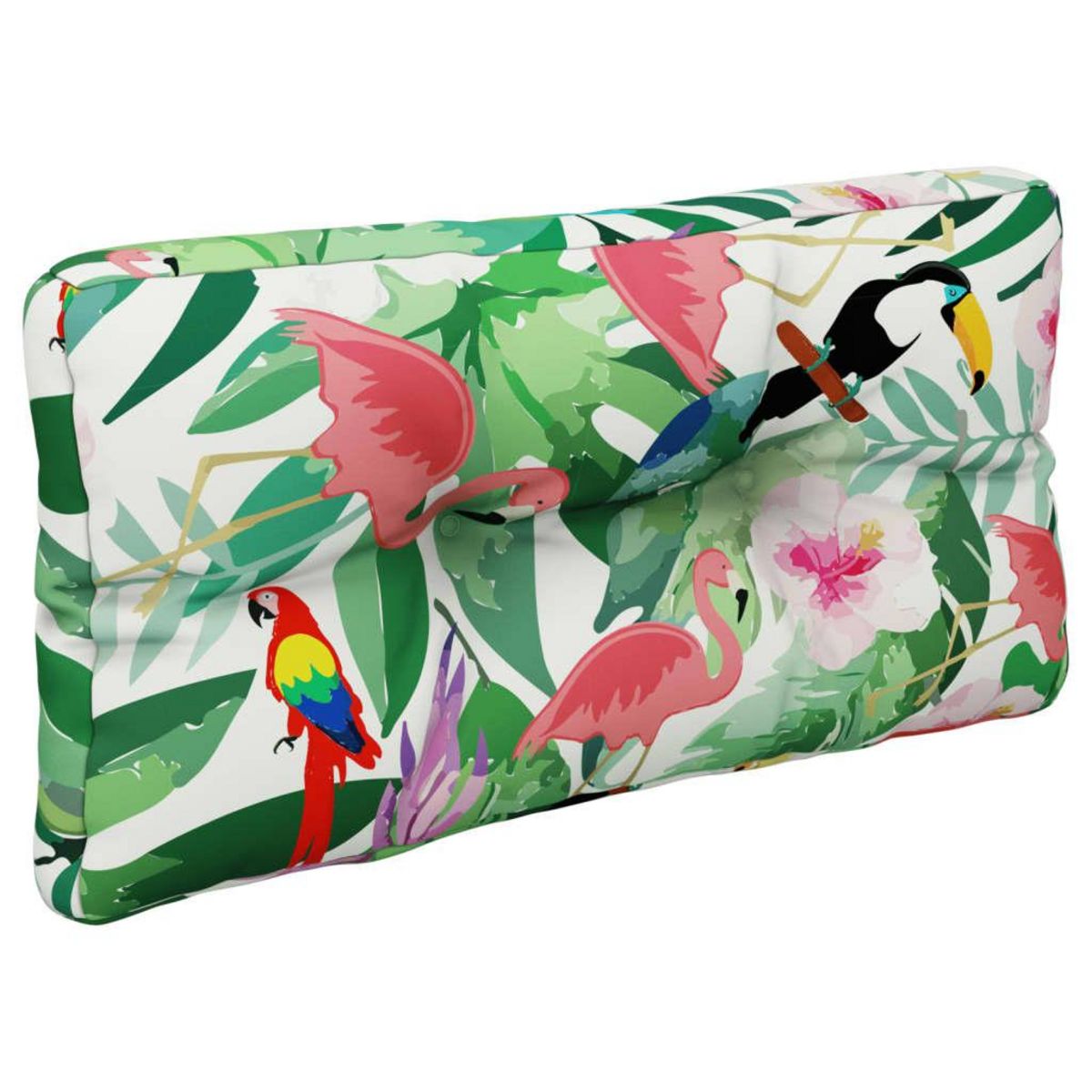 VIDAXL Coussins de palette lot de 2 multicolore tissu