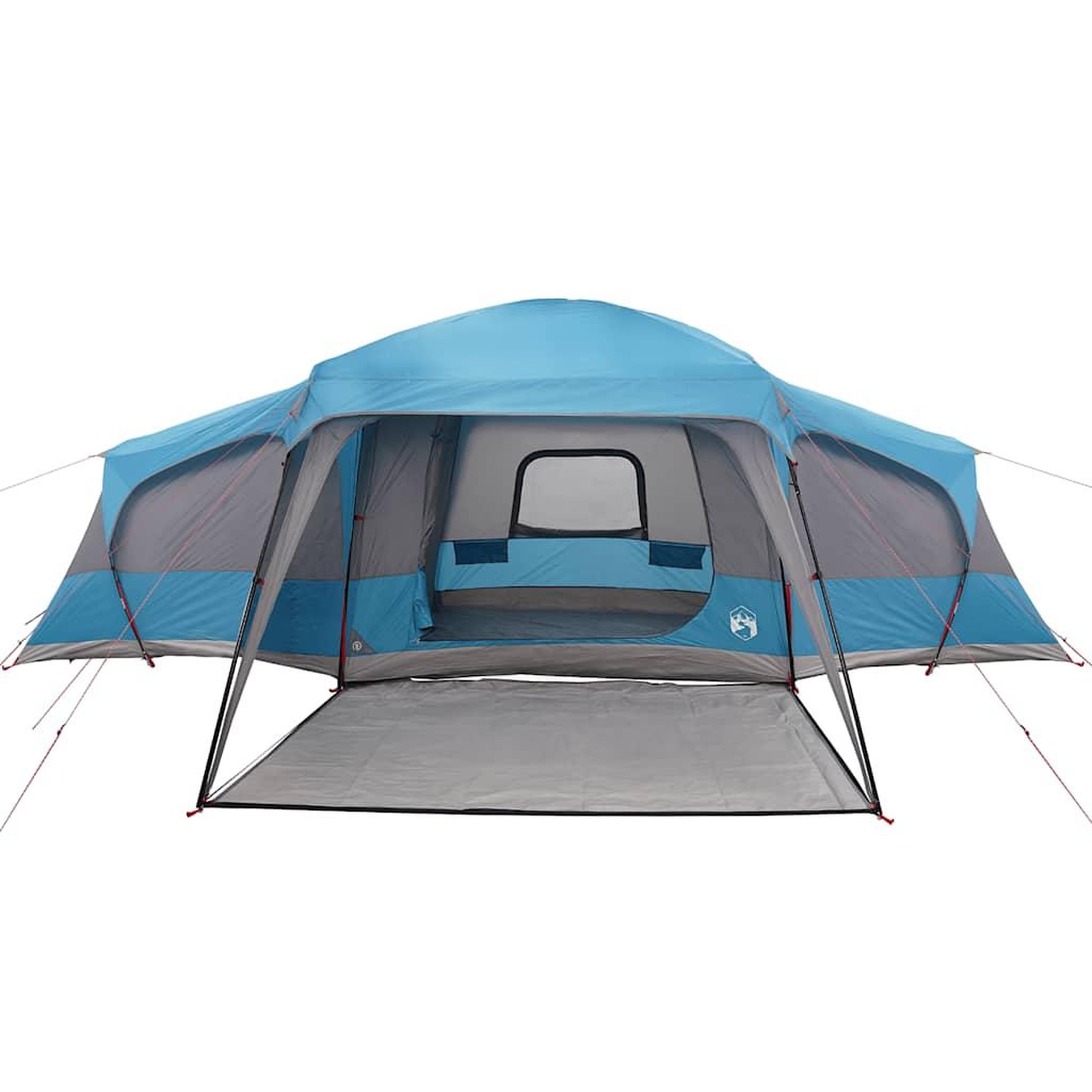 Voir la diapositive 5 : VIDAXL Tente familiale avec dome de porche 9personnes bleu impermeable