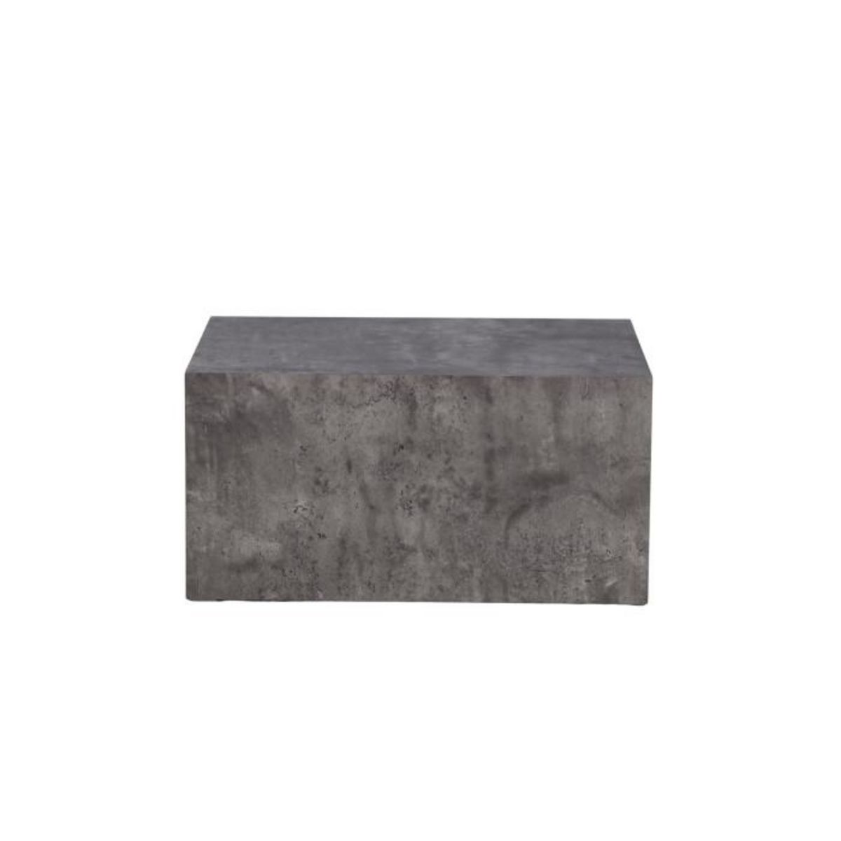 Paris Prix Table Basse Imitation Marbre  York  80cm Gris Foncé