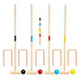 Voir la diapositive 1 : Be Toys Jeu Enfant en Bois  Croquet  57cm Naturel