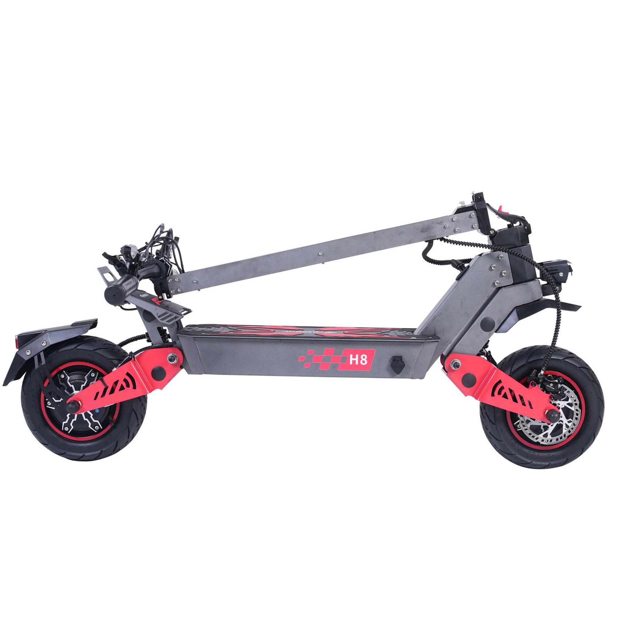 Voir la diapositive 5 : FREEBOY Trottinette électrique performante freeboy h8 – double moteur, 60 v 28 ah, 11 pouces tout-terrain