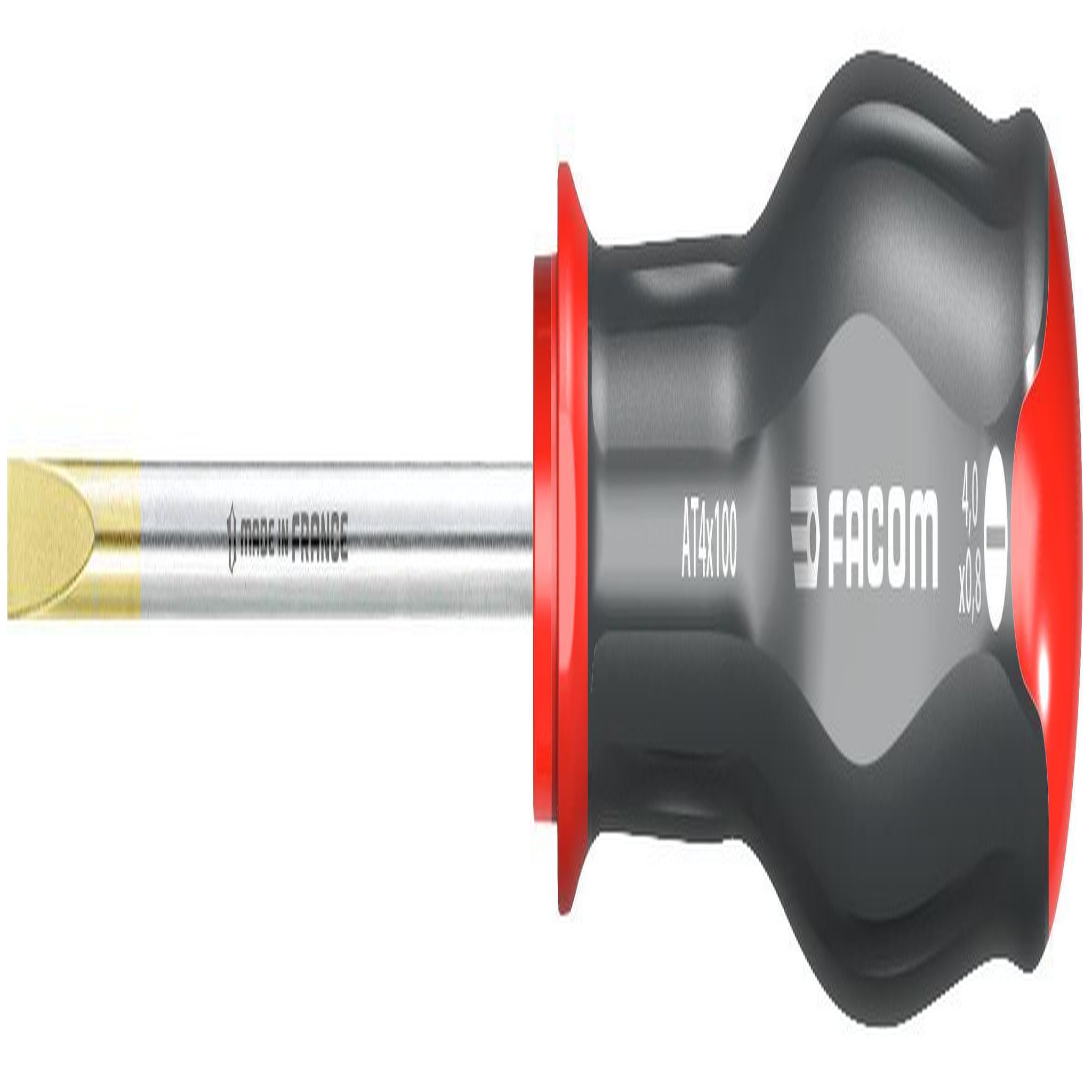 FACOM Tournevis électricien plat 4, L.100 mm FACOM