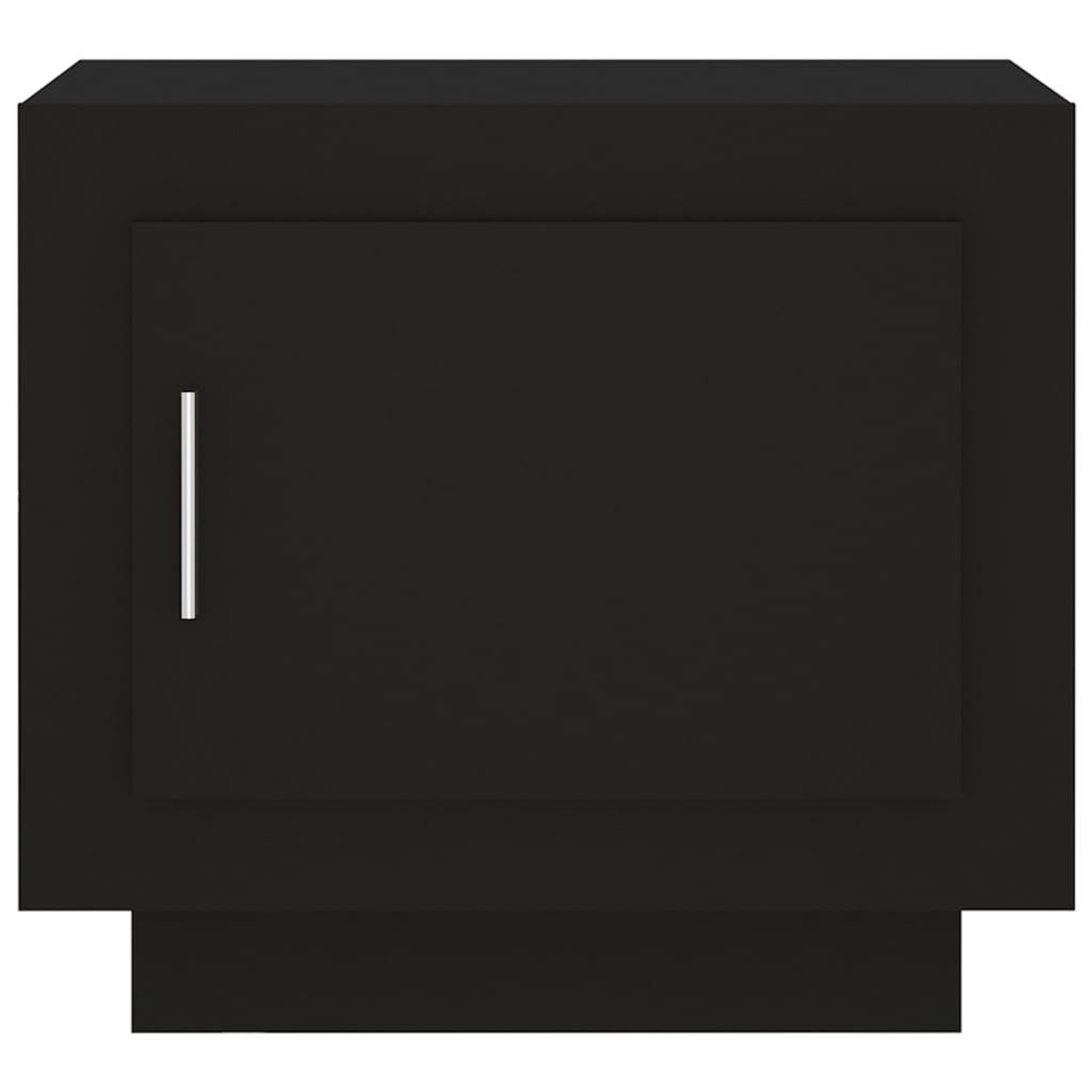 Voir la diapositive 3 : VIDAXL Table basse noir 51x50x45 cm bois d'ingenierie