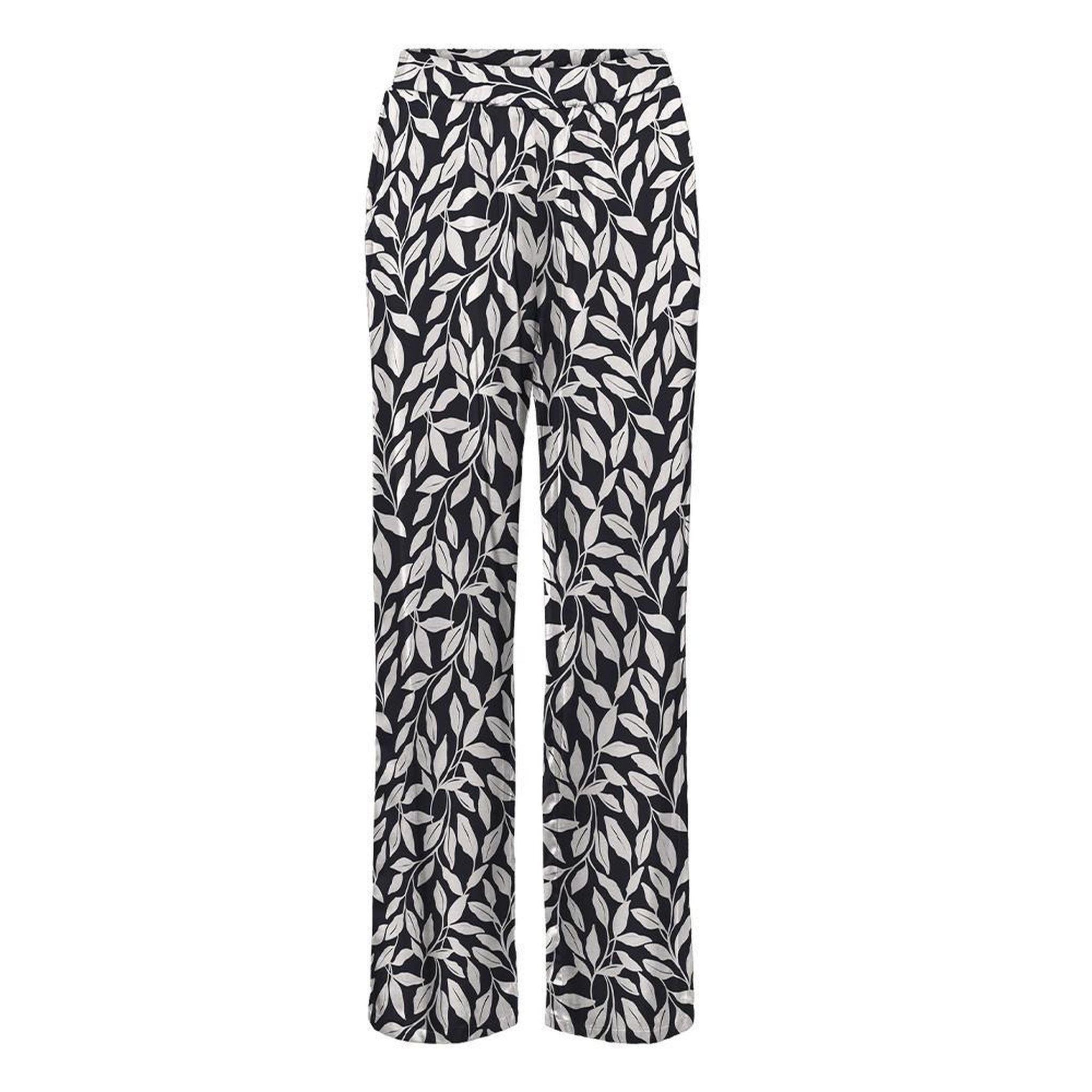 Vero Moda Pantalon fluide Beige/Noir Femme Vero Moda Trousers. Coloris disponibles : Noir