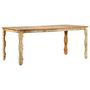 Voir la diapositive 1 : VIDAXL Table de salle a manger 180x90x76cm Bois de recuperation solide