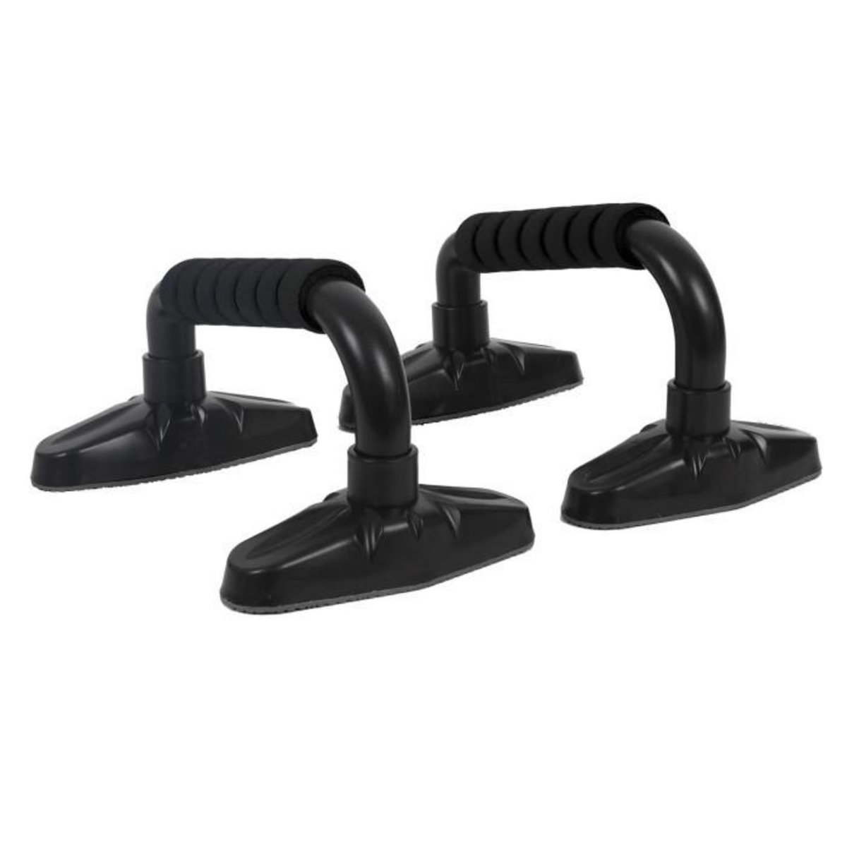 Paris Prix Lot de 2 Poignées d'Appui Pompes  Fitness  23cm Noir