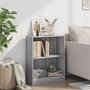 Voir la diapositive 3 : VIDAXL Bibliotheque Sonoma gris 60x24x76 cm Bois d'ingenierie