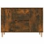 Voir la diapositive 4 : VIDAXL Buffet Chene fume 101x35x70 cm Bois d'ingenierie