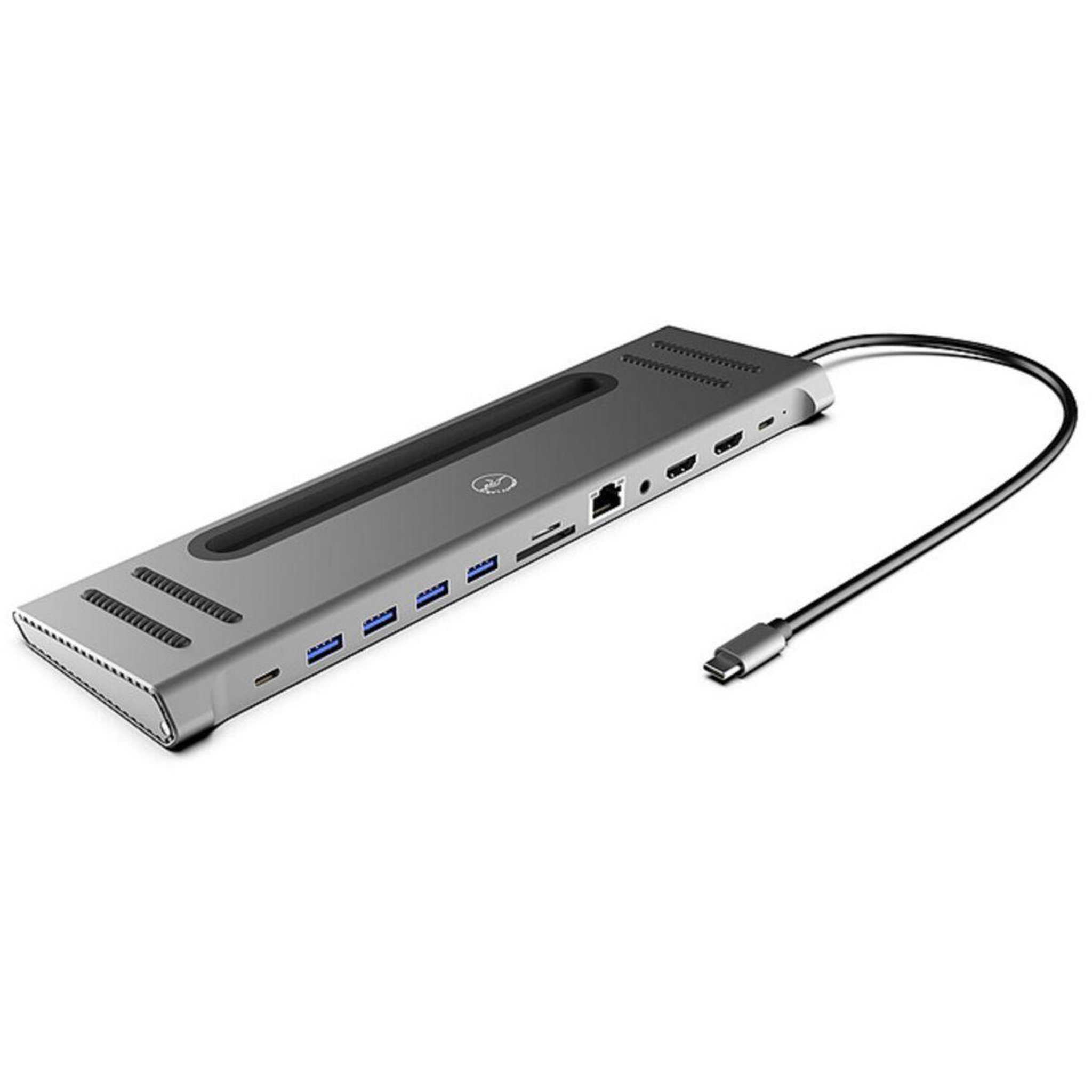 Voir la diapositive 3 : Mobility Lab Adaptateur usb-c/ethernet dock usb-c 12 en 1 100w + 2 hdmi