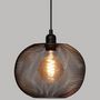 Voir la diapositive 2 : ATMOSPHERA Lampe Suspension en Métal  Emie  25cm Noir