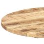 Voir la diapositive 4 : VIDAXL Table d'appoint 60x(46-63) cm Bois de manguier massif et fonte