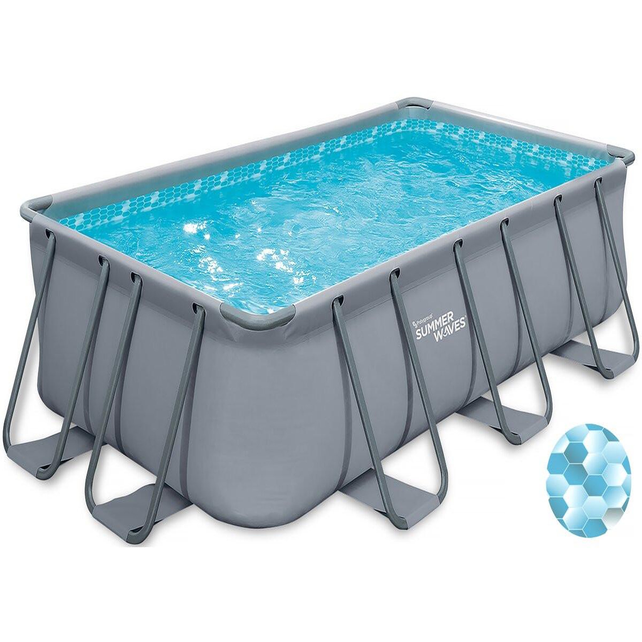 Voir la diapositive 3 : Habitat et Jardin Piscine tubulaire ludo 3 - 5.49 x 2.74 x 1.32 m - filtration 5.29 m3/h
