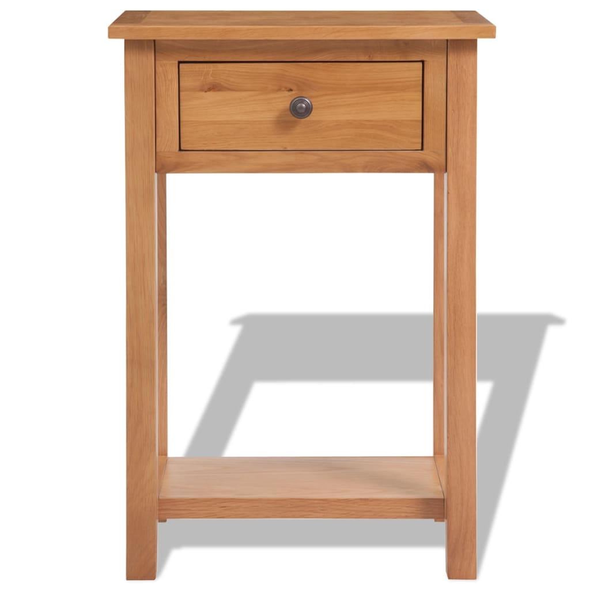 Voir la diapositive 2 : VIDAXL Table console 50 x 32 x 75 cm bois de chene massif