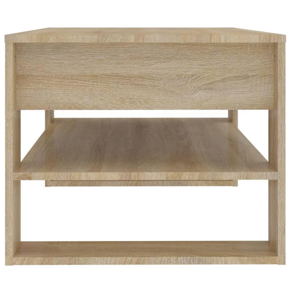 VIDAXL Table basse chene sonoma 102x55x45 cm bois d'ingenierie