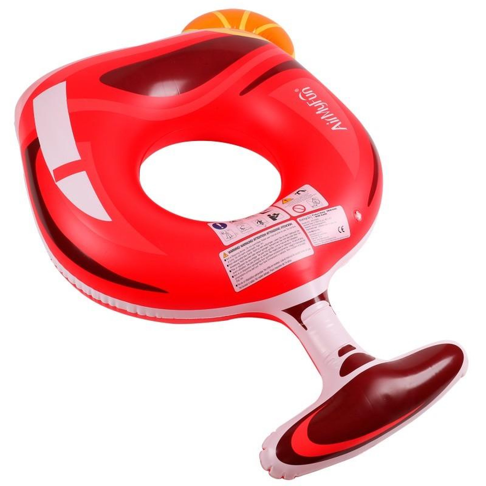 Voir la diapositive 3 : AIRMYFUN Bouée Gonflable Ronde XXL pour Piscine & Plage Ultra Confort, Flotteur Deluxe - Cocktail Passion ø158cm