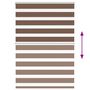 Voir la diapositive 5 : VIDAXL Store zebre marron 115x150cm largeur du tissu 110,9cm polyester