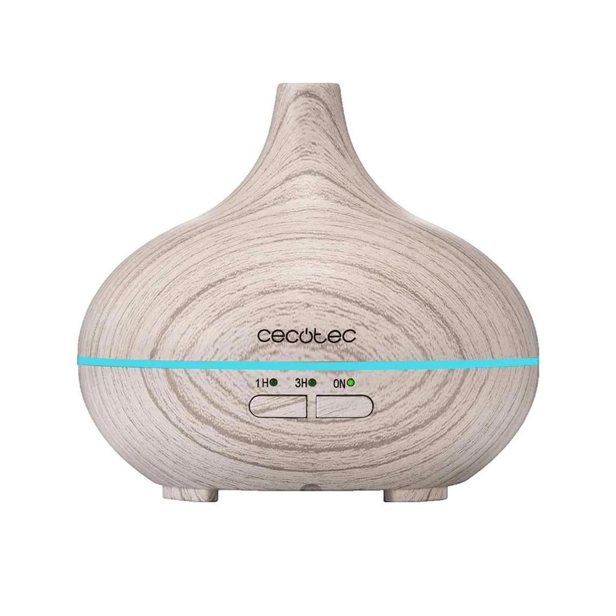CECOTEC Humidificateur Ultrasonique Cecotec Modèle 8447420024575 Blanc avec Fonction Aromathérapie et LED