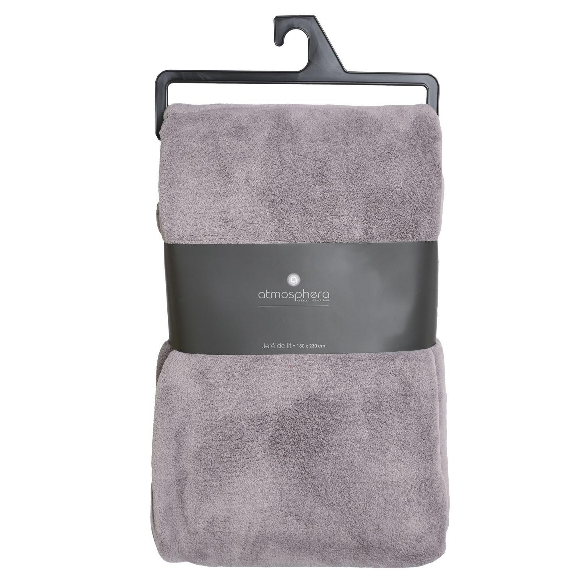 Voir la diapositive 3 : ATMOSPHERA Plaid en Microfibre uni