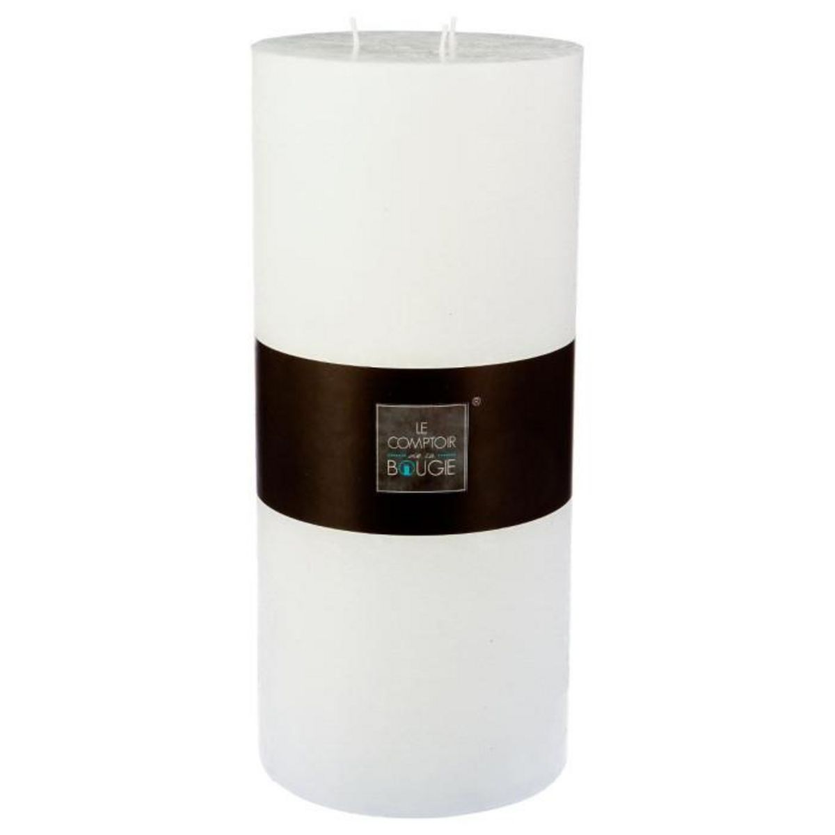 Paris Prix Bougie Ronde  Rustic  32cm Blanc