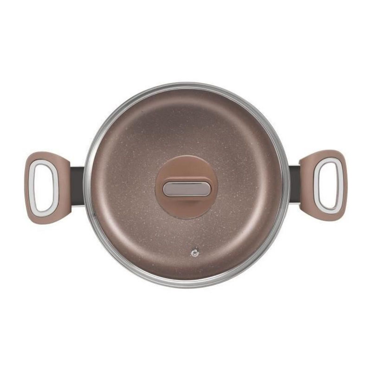 Arthur Martin Marmite - ARTHUR MARTIN - AM5531 - 28 cm avec couvercle en verre - Aluminium - Tous feux dont induction