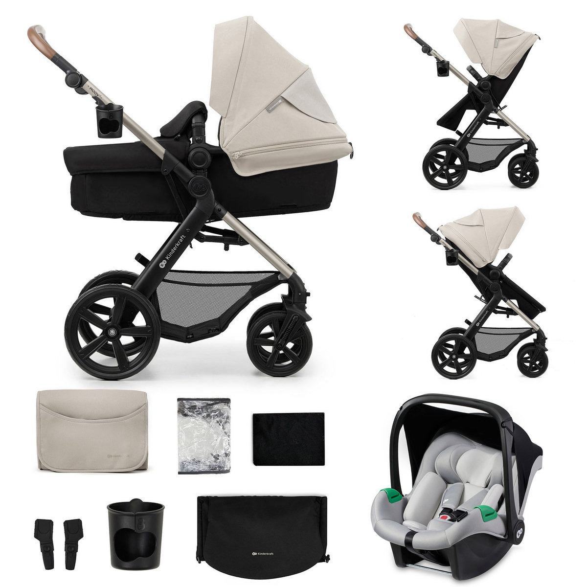 KINDERKRAFT Poussette Trio MOOV 2