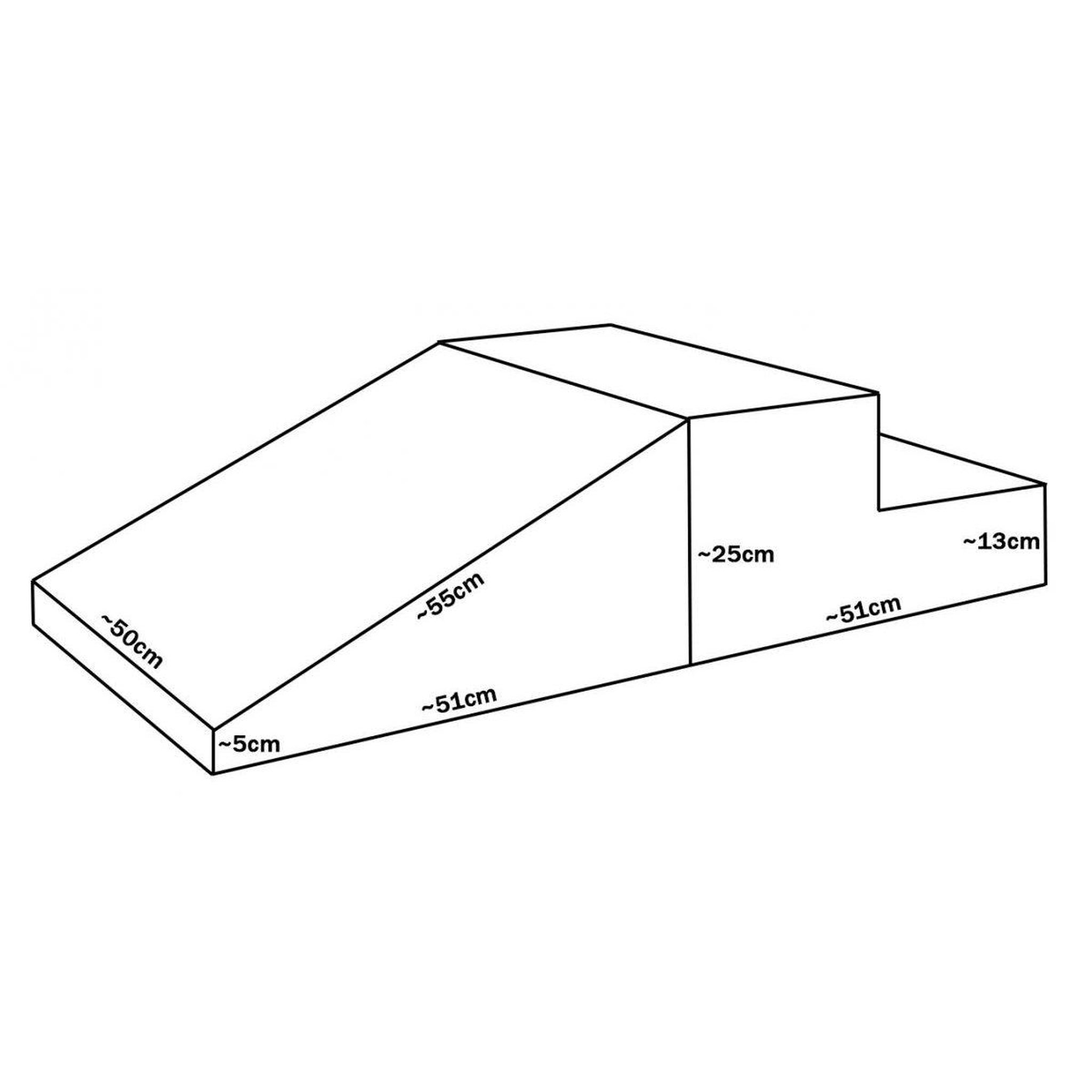 Voir la diapositive 2 : VELINDA Set de 2 grands blocs en mousse