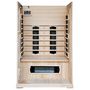 Voir la diapositive 2 : CONCEPT USINE Cabine de sauna luxe infrarouge 2 places NARVIK
