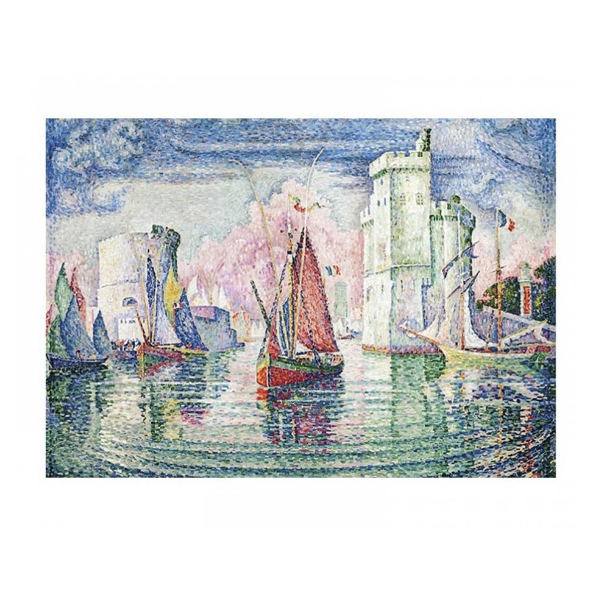 Sentosphere Puzzle Entree du  port de La Rochelle - Paul signac 1000p