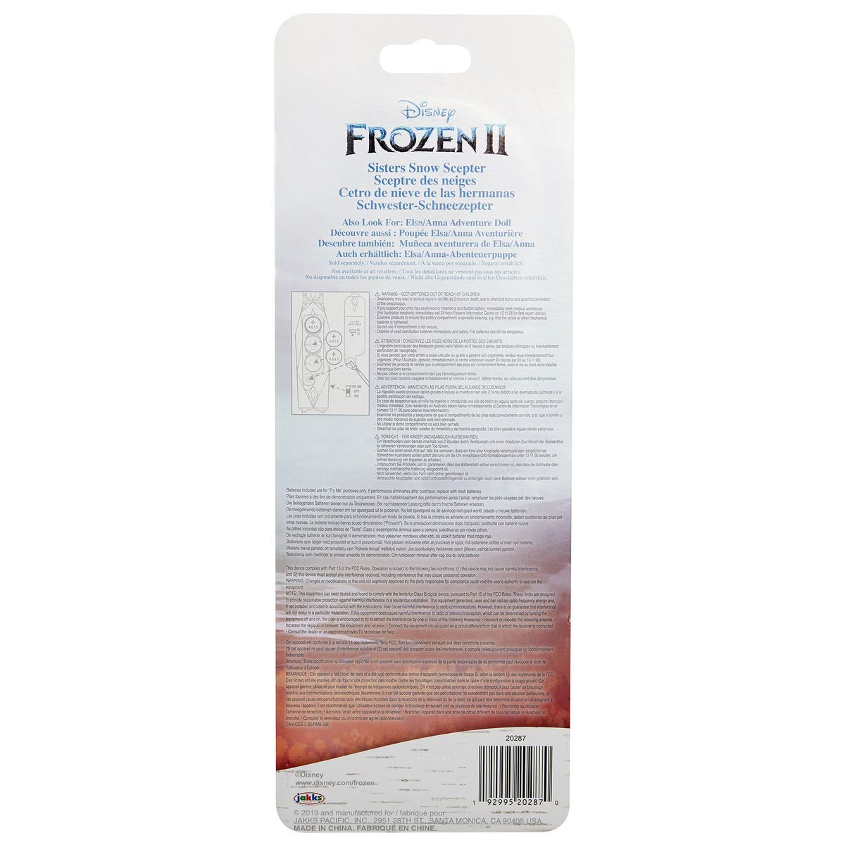 JAKKS PACIFIC Sceptre des neiges musical  - La reine des neiges 2