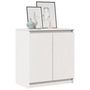 Voir la diapositive 4 : VIDAXL Armoire laterale blanc 60x36x65 cm bois de pin massif