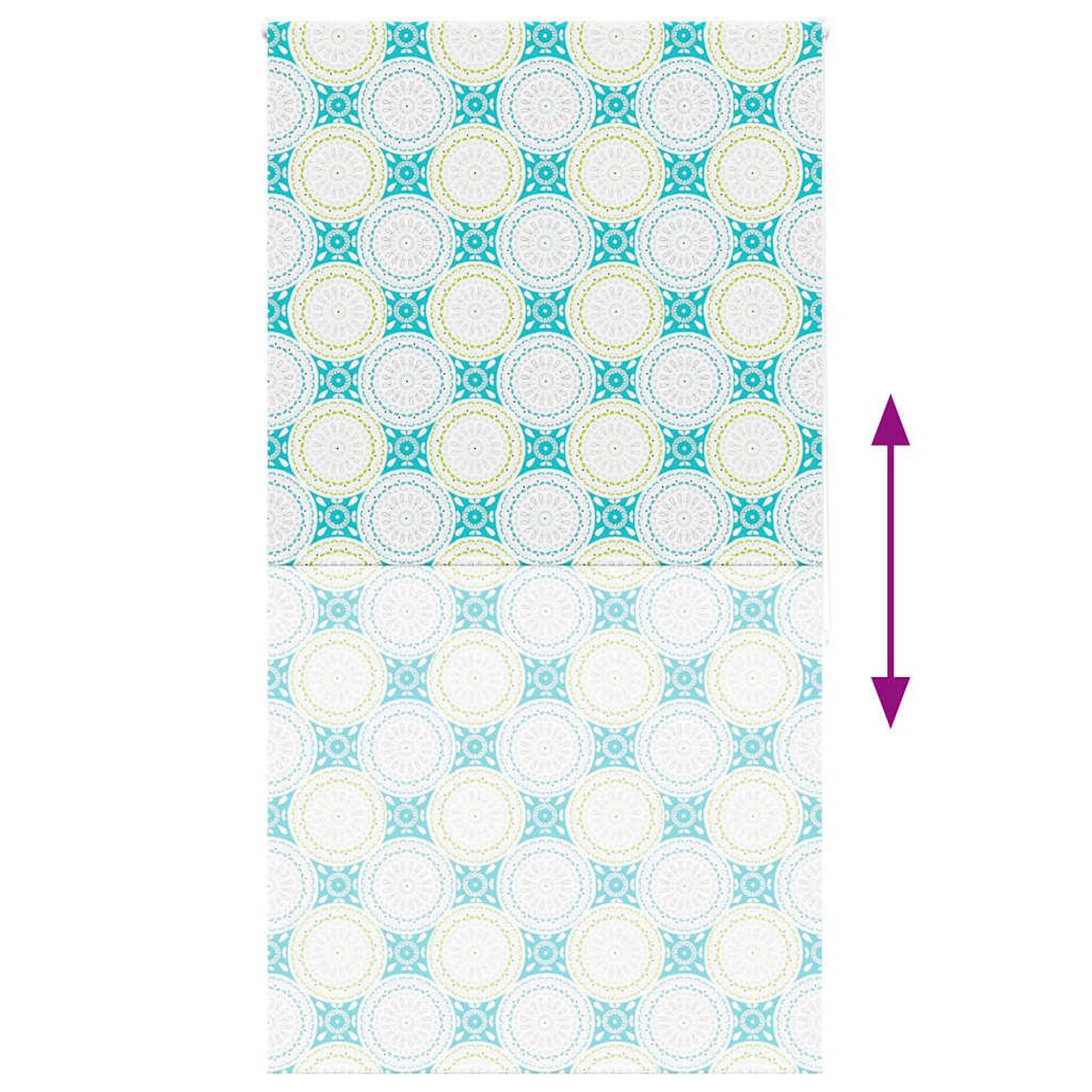 Voir la diapositive 5 : VIDAXL Store enrouleur de douche 120x240 cm largeur du tissu 116 cm