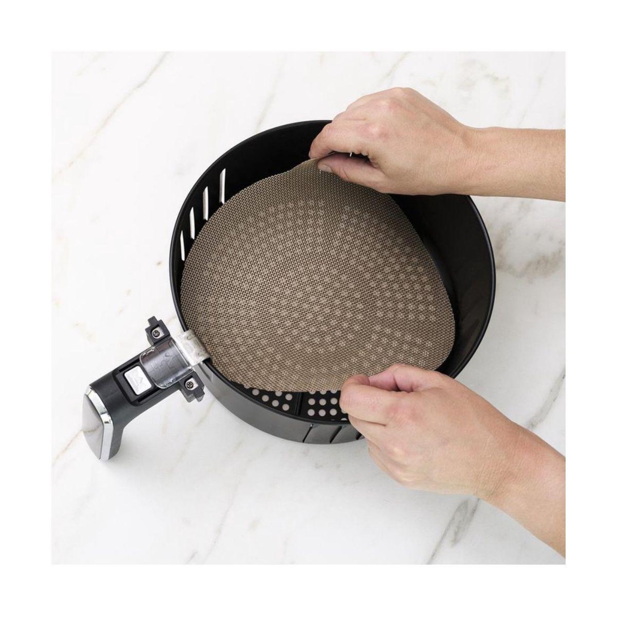 Voir la diapositive 3 : NOSTIK SET 4 REV AIRFRYER 25X14 SILIC