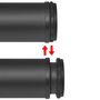 Voir la diapositive 3 : VIDAXL 4 pieds de table reglables en hauteur Noir 1100 mm