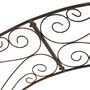 Voir la diapositive 5 : OUTSUNNY Arche de jardin arche à rosiers style fer forgé dim. 120L x 30l x 226H cm métal époxy noir vieilli cuivré