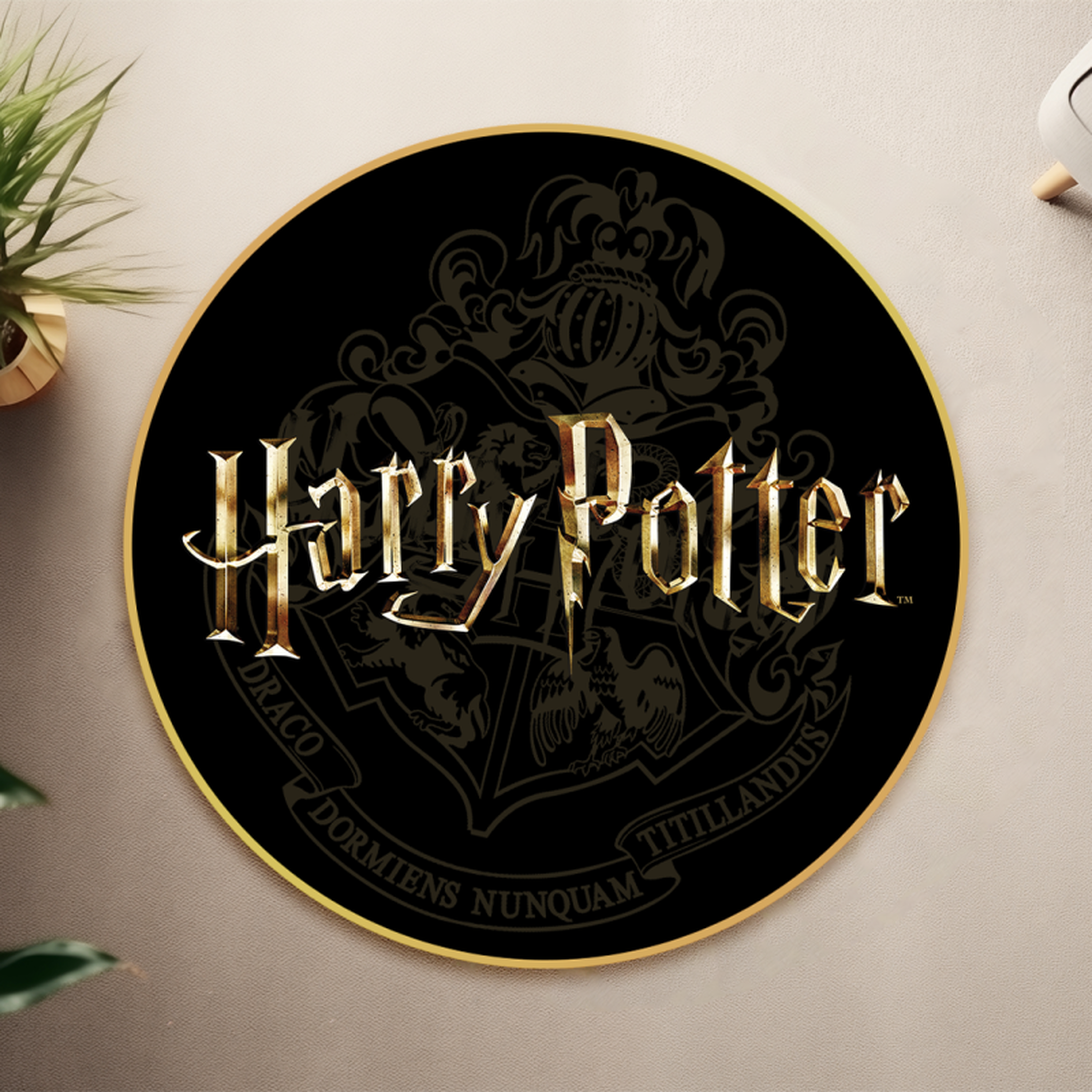 Voir la diapositive 1 : Subsonic Tapis de sol gamer Harry Potter Noir