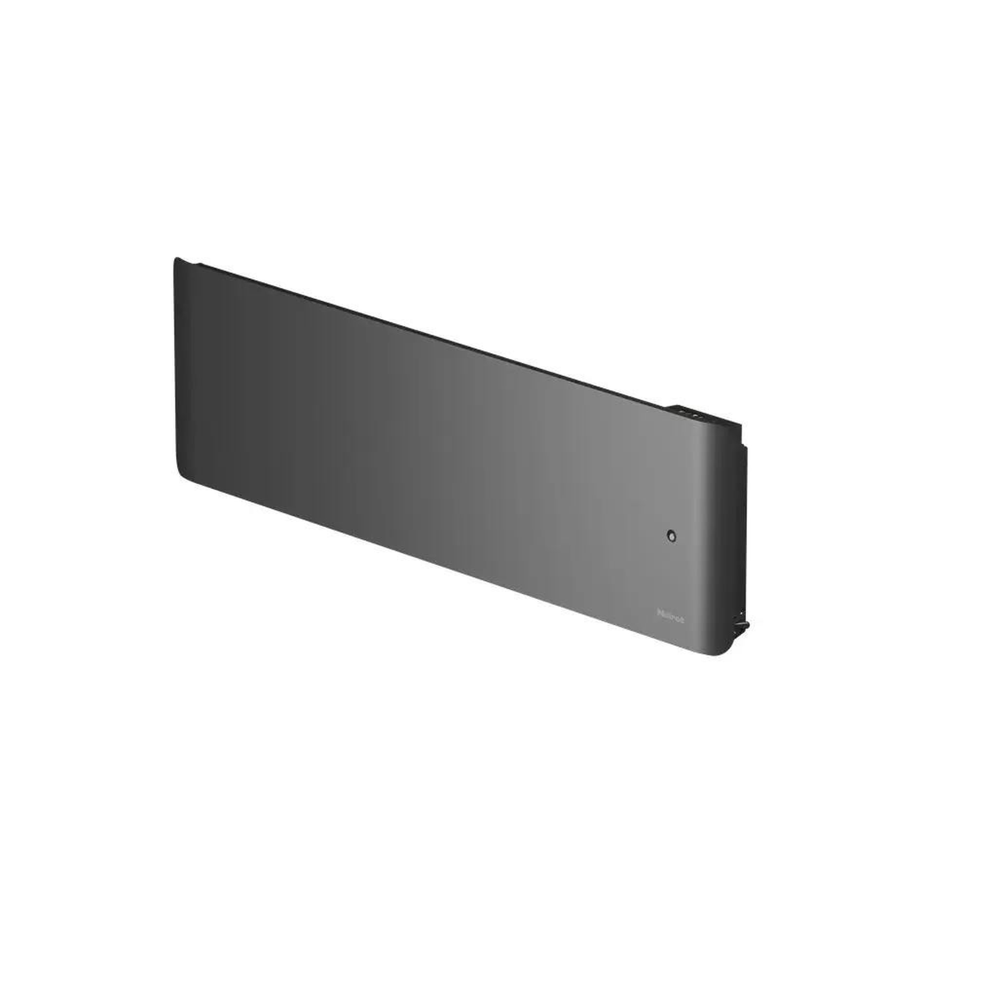 NOIROT Radiateur plinthe 2en1 surfacique et fonte - evolution - gris - 1500w - 126,2x32,8x12,1 cm - programmable - détection fenêtre et présence