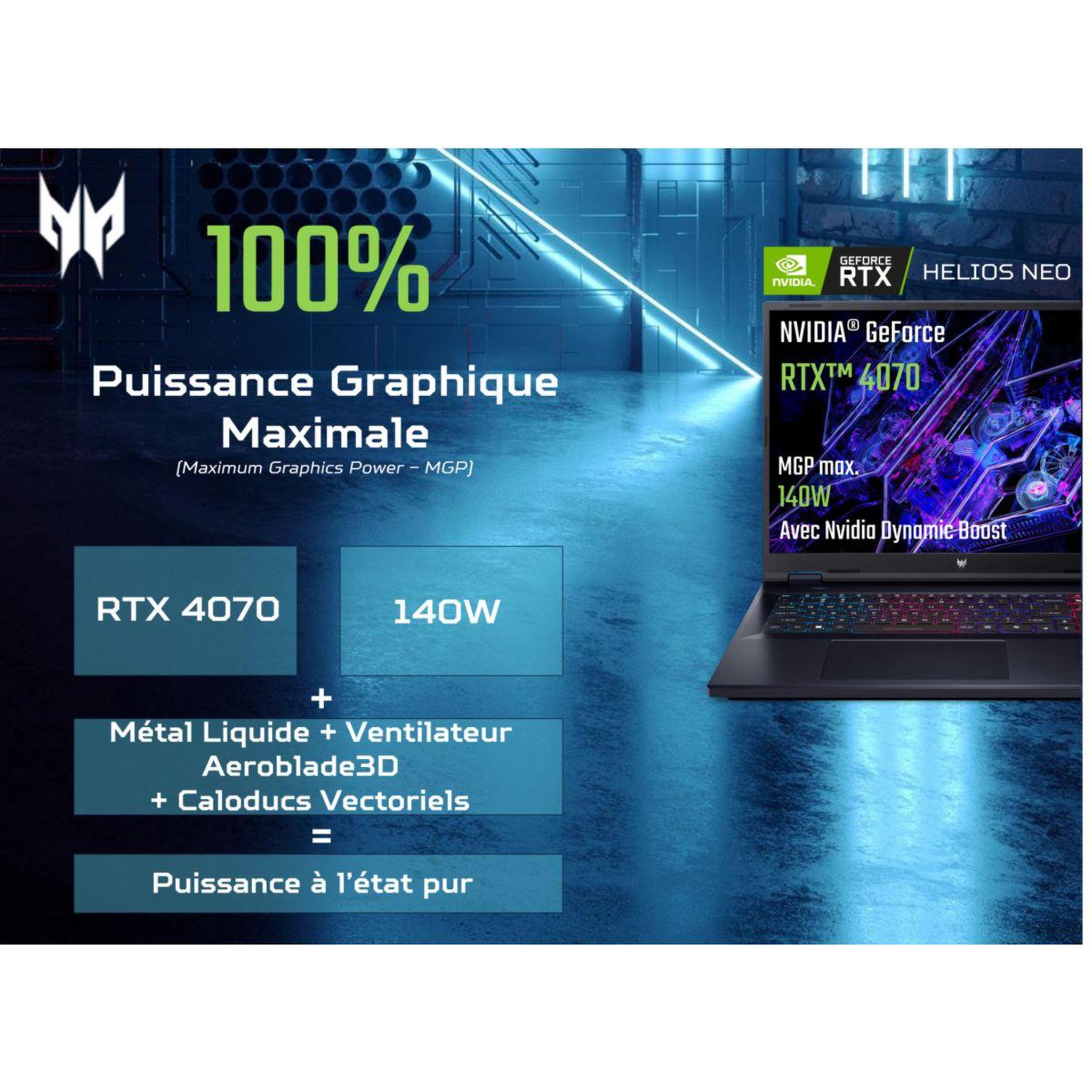 Voir la diapositive 3 : ACER PC Gamer Predator Helios Neo 18 PHN18-71-943W