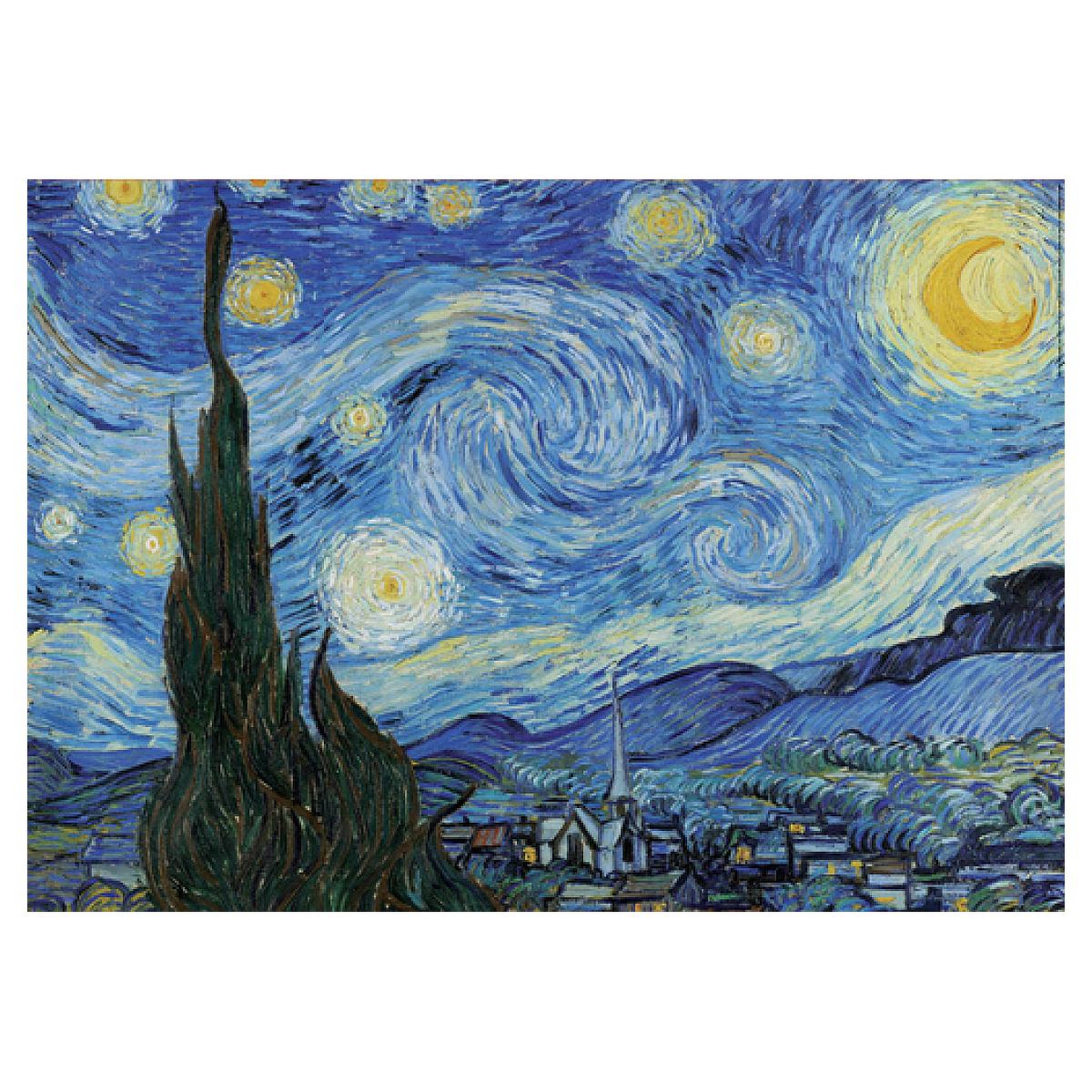 Voir la diapositive 2 : EDUCA Puzzle 1000p - La nuit Etoile Van Gogh
