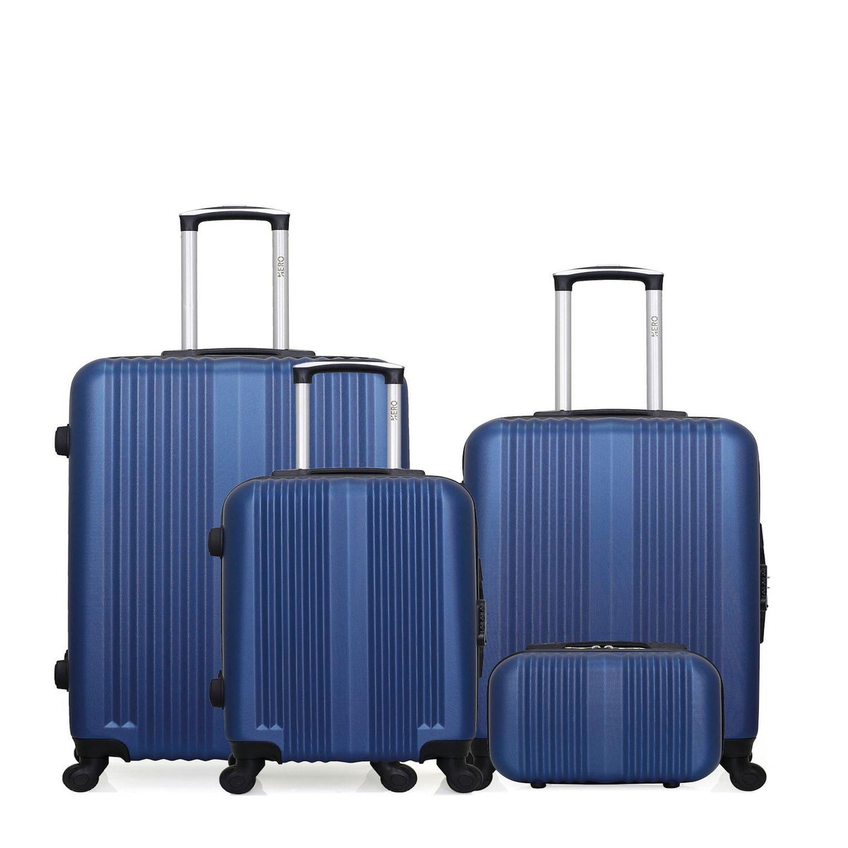 HERO HERO - LOT DE 4 - Valises grand format, weekend, cabine et vanity LIPARI