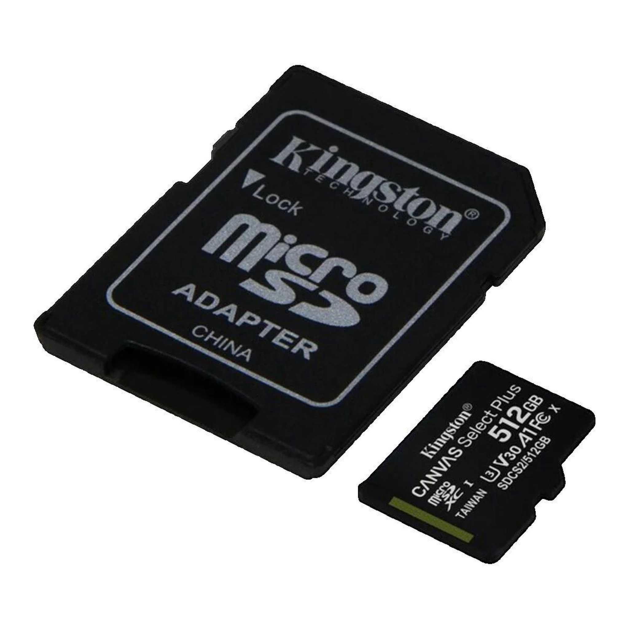 Voir la diapositive 3 : Kingston Carte mémoire Kingston Canvas Select Plus 256 Go noire