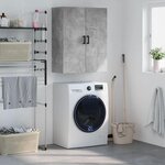 VIDAXL Armoire murale gris beton 69,5x34x90 cm